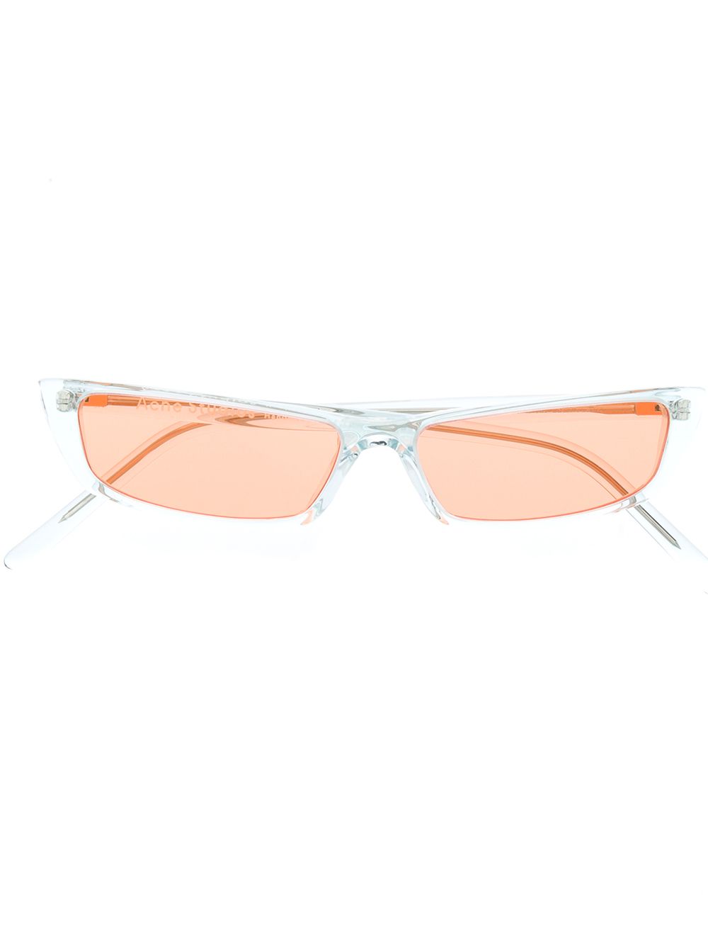 фото Acne studios солнцезащитные очки с оранжевыми линзами