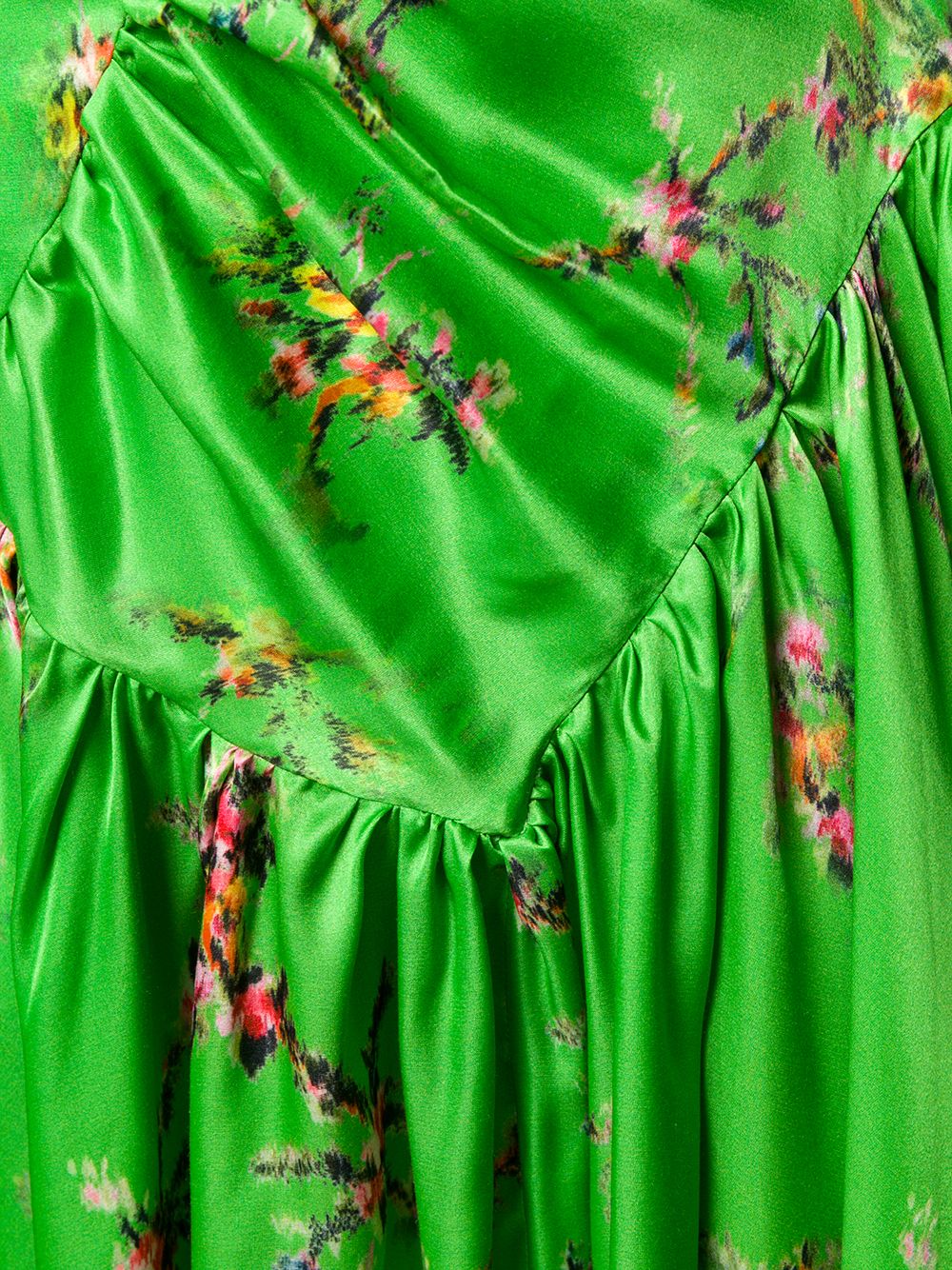 фото Preen by thornton bregazzi расклешенное платье с цветочным принтом
