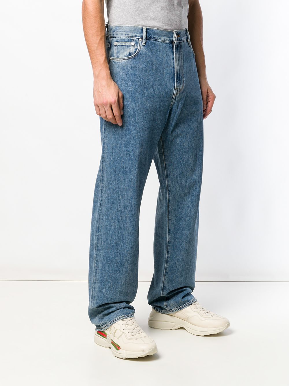 фото Burberry широкие джинсы