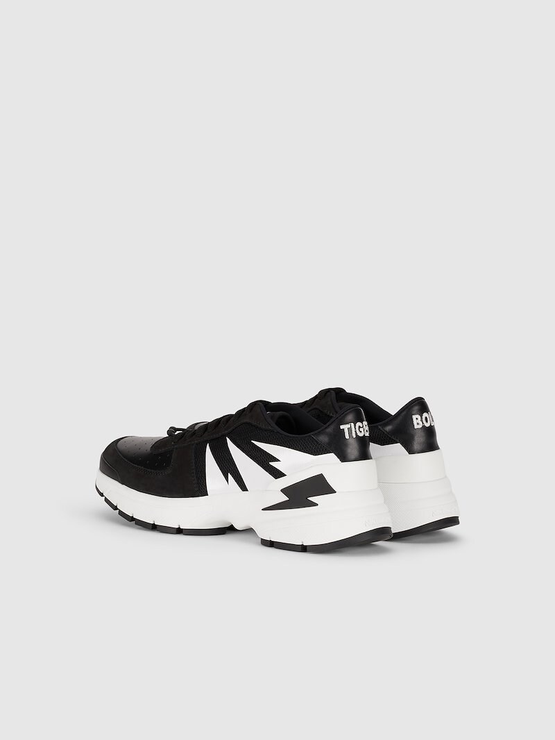 Tiger Bolt04 Mesh & Leather Sneakers