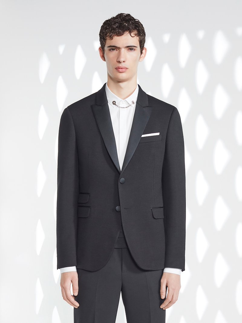 Tuxedo Fine Bi-stretch Gabardine Fitted Slim Suit