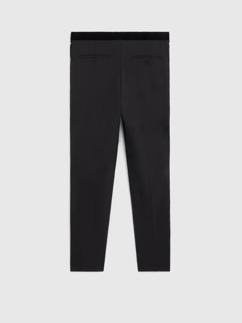 Tuxedo pants without on sale stripe