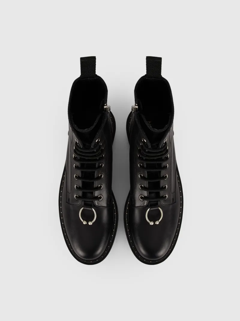 靴 grunge leather boots BLACKBARRETT The Row | Grunge riding black leather boots | Savannahs