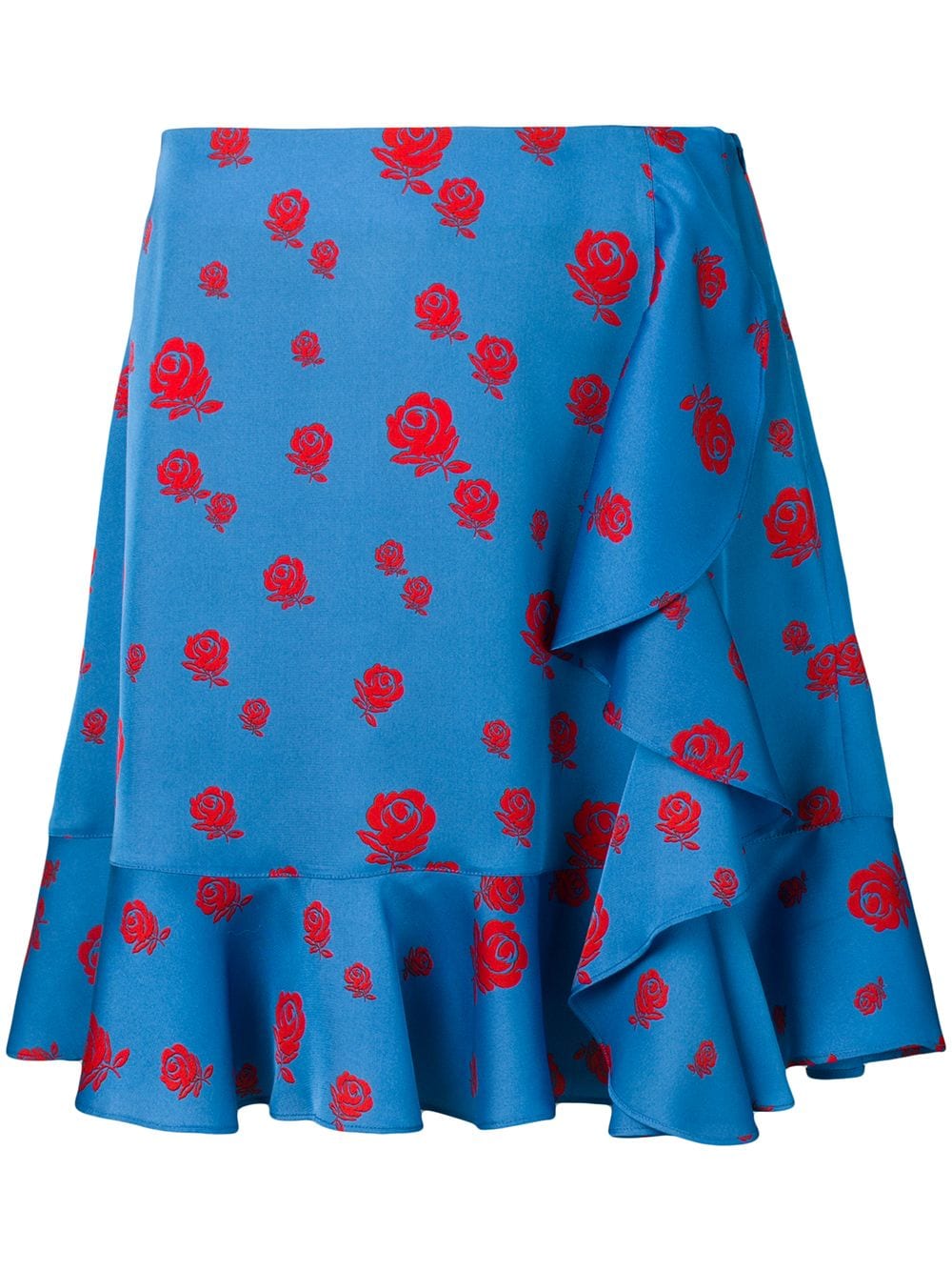 фото Kenzo юбка с драпировкам и цветочным принтом