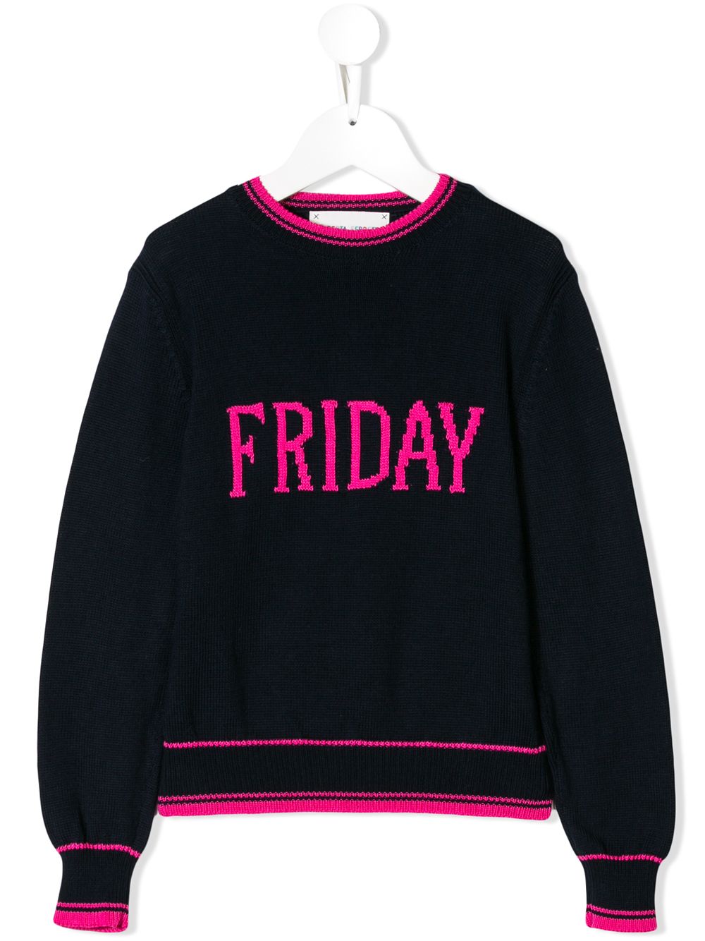 фото Alberta ferretti kids свитер с принтом 'friday'