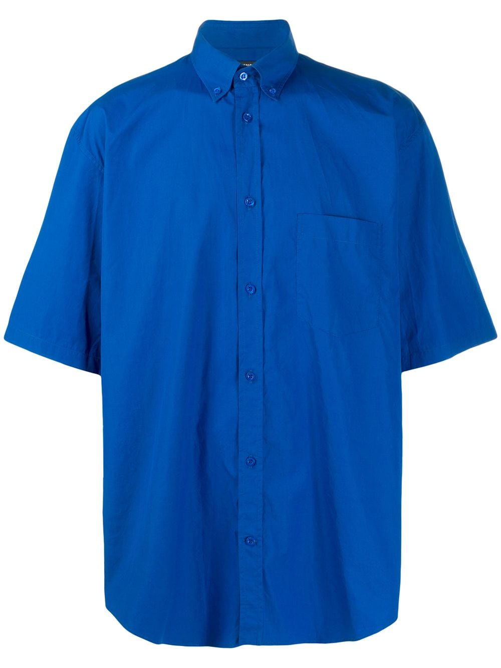 фото Balenciaga рубашка с короткими рукавами и логотипом