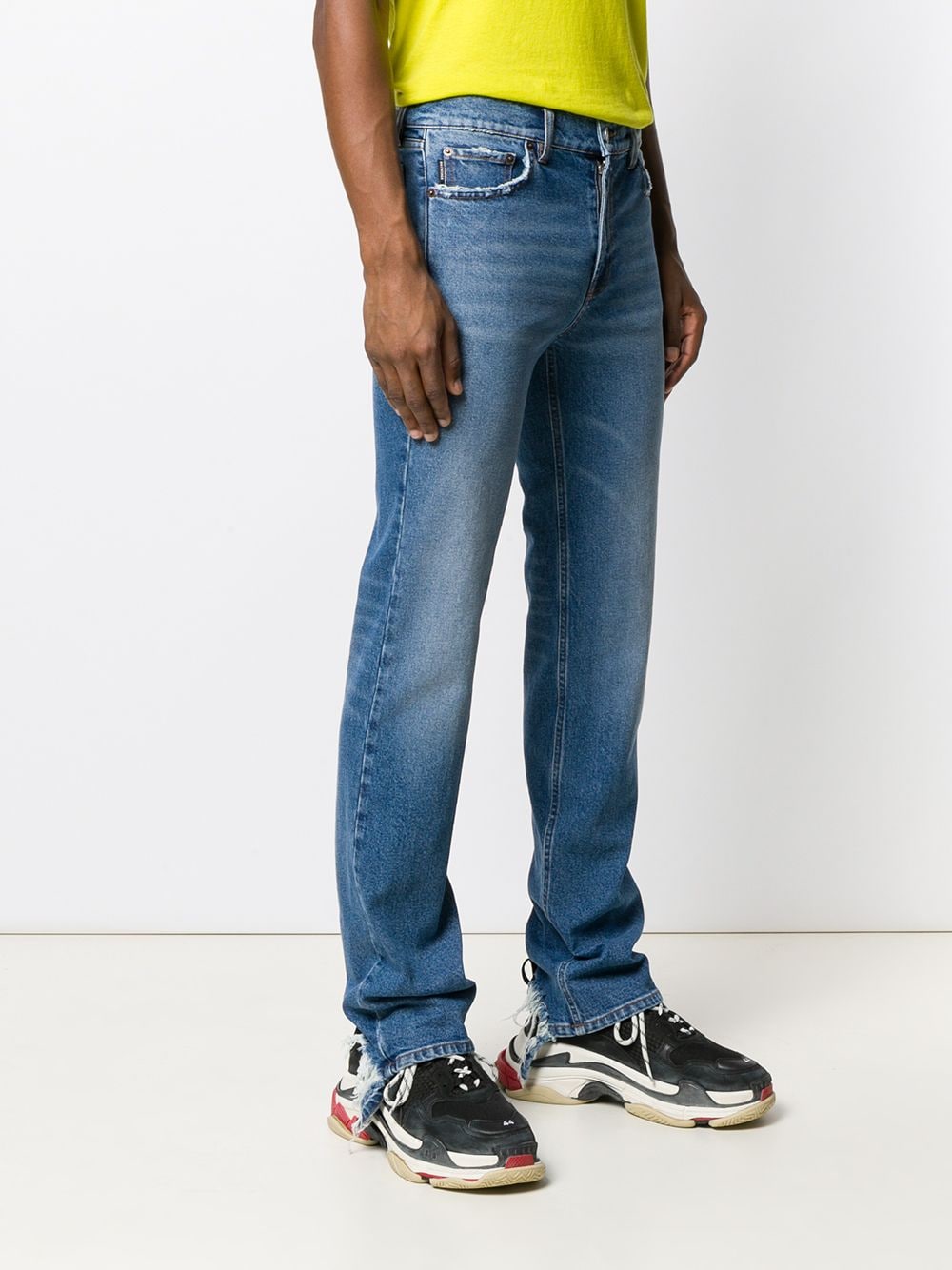 фото Balenciaga джинсы узкого кроя с пятью карманами