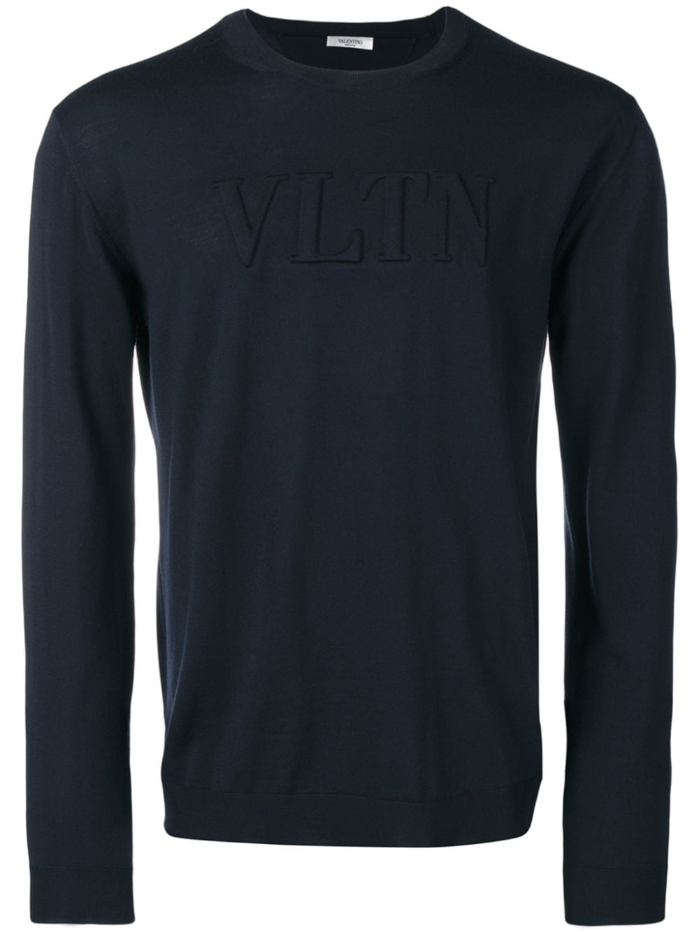 фото Valentino свитер тонкой вязки с тисненым логотипом