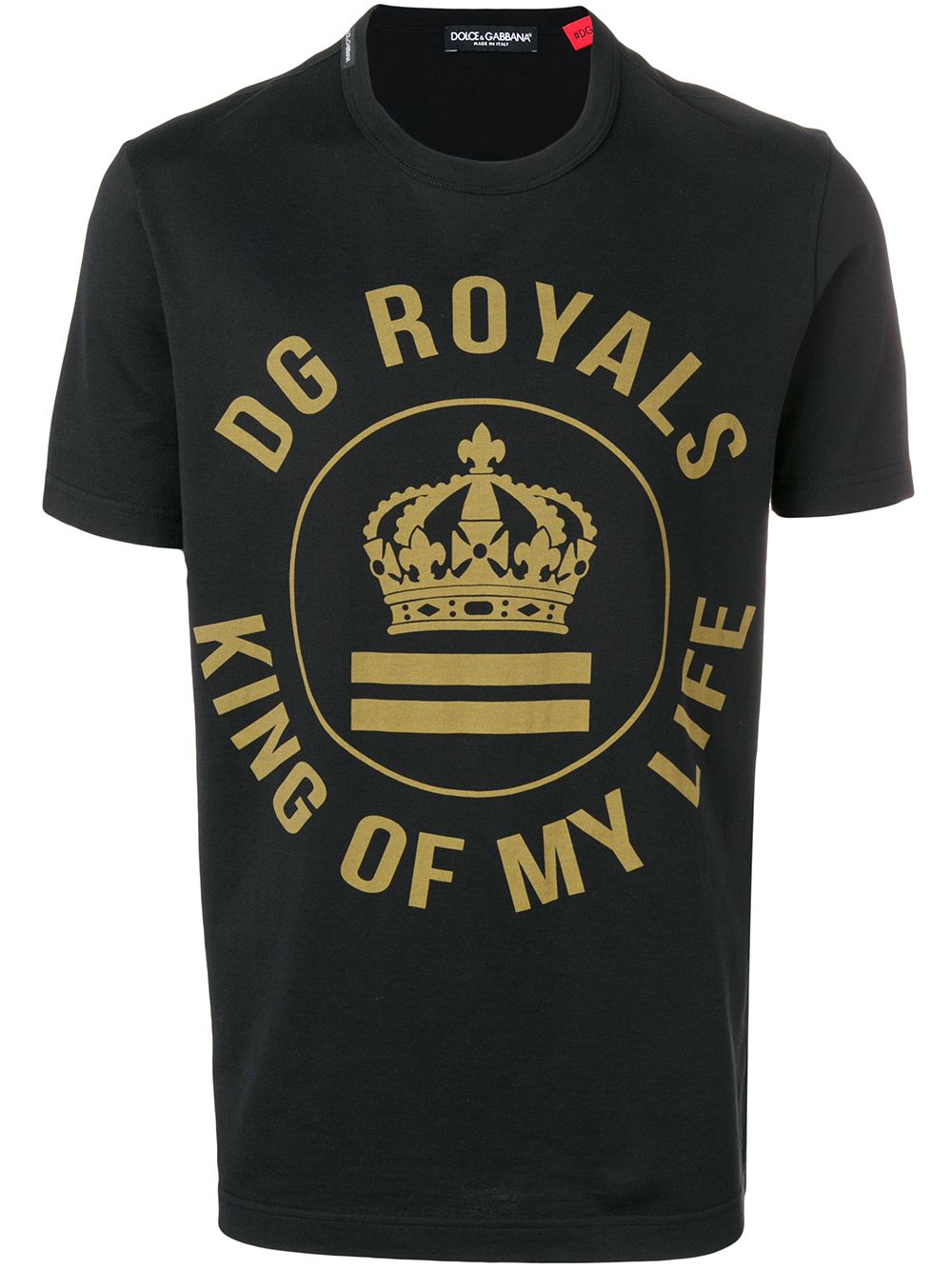 фото Dolce & gabbana футболка с принтом dg royals