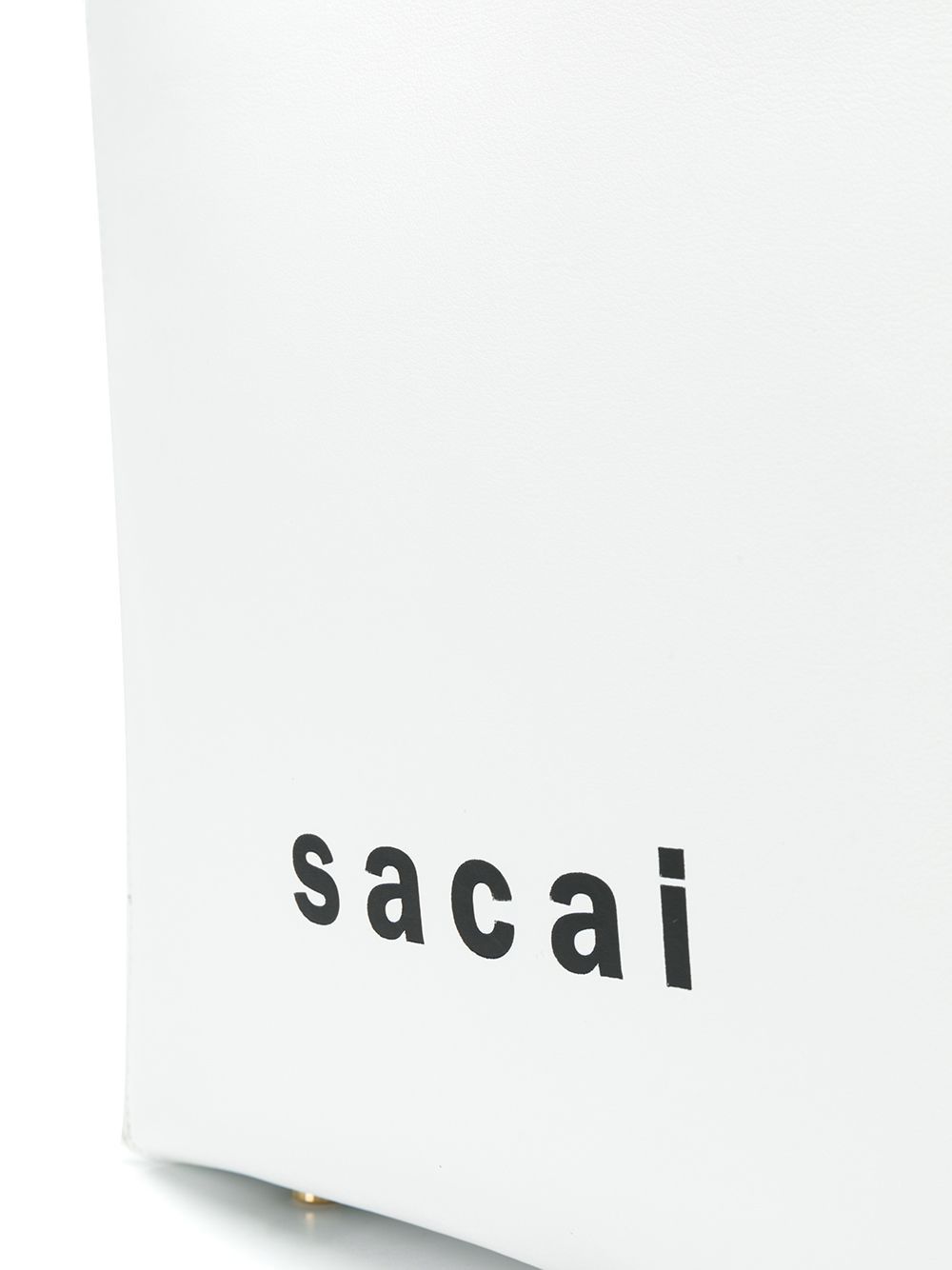 фото Sacai сумка-шопер с логотипом