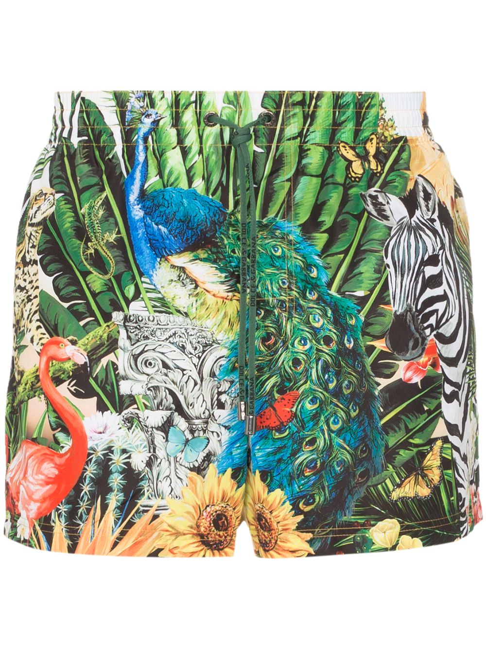 фото Dolce & gabbana плавки-шорты giardino с принтом