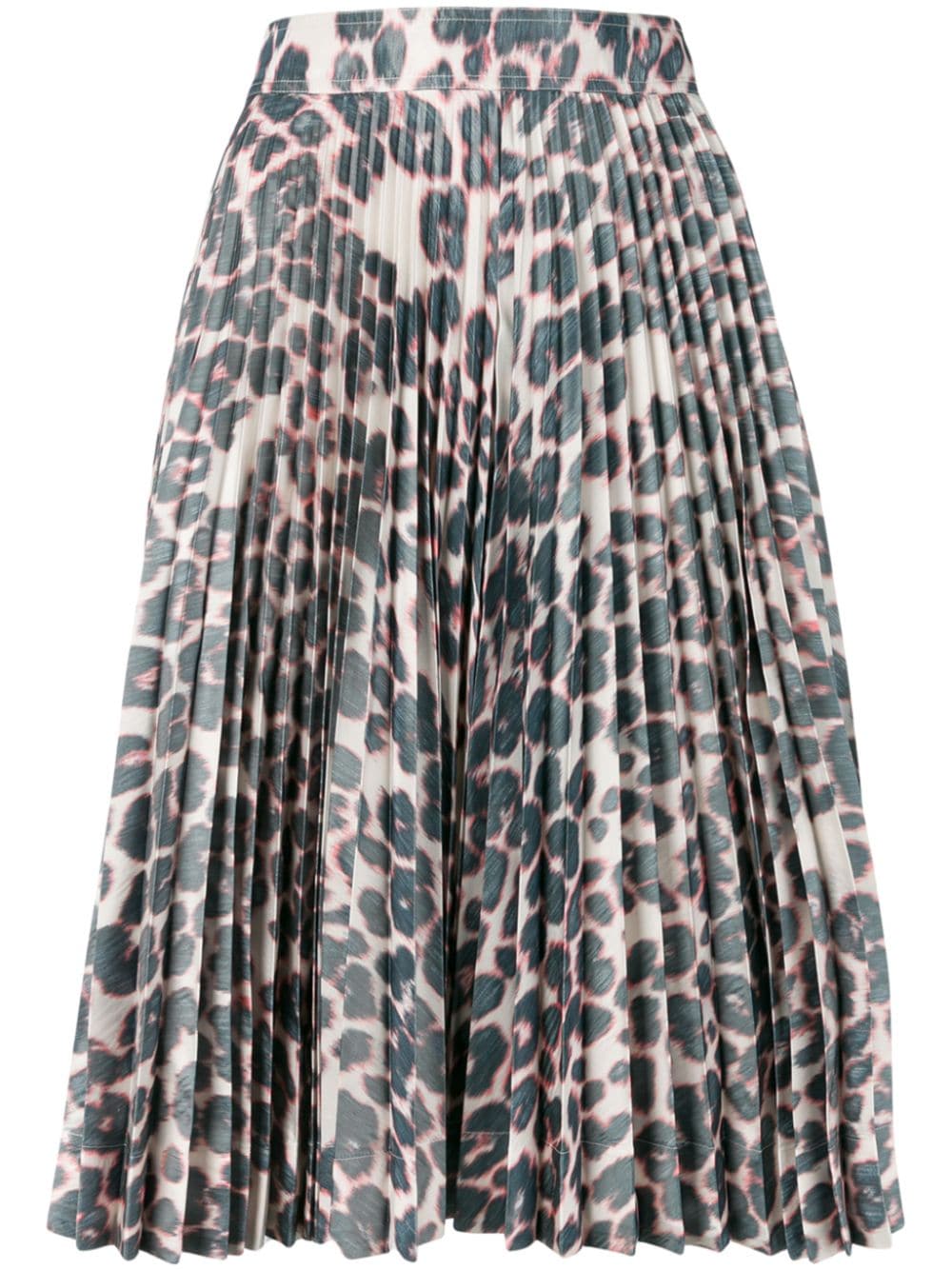 фото Calvin klein 205w39nyc плиссированная юбка с леопардовым принтом