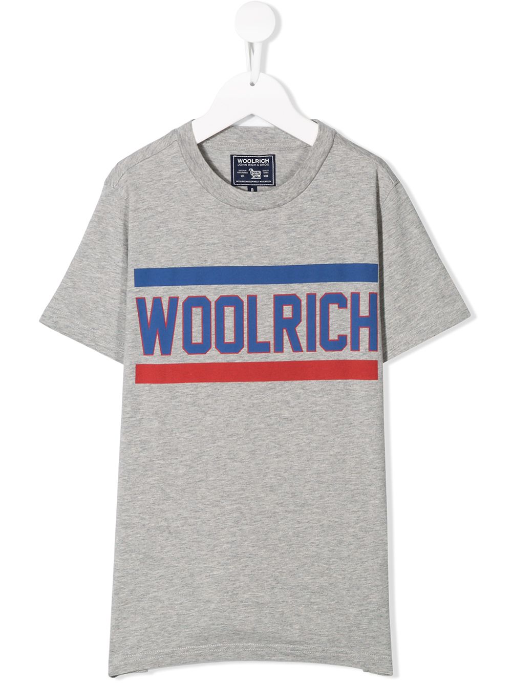 фото Woolrich kids футболка с логотипом