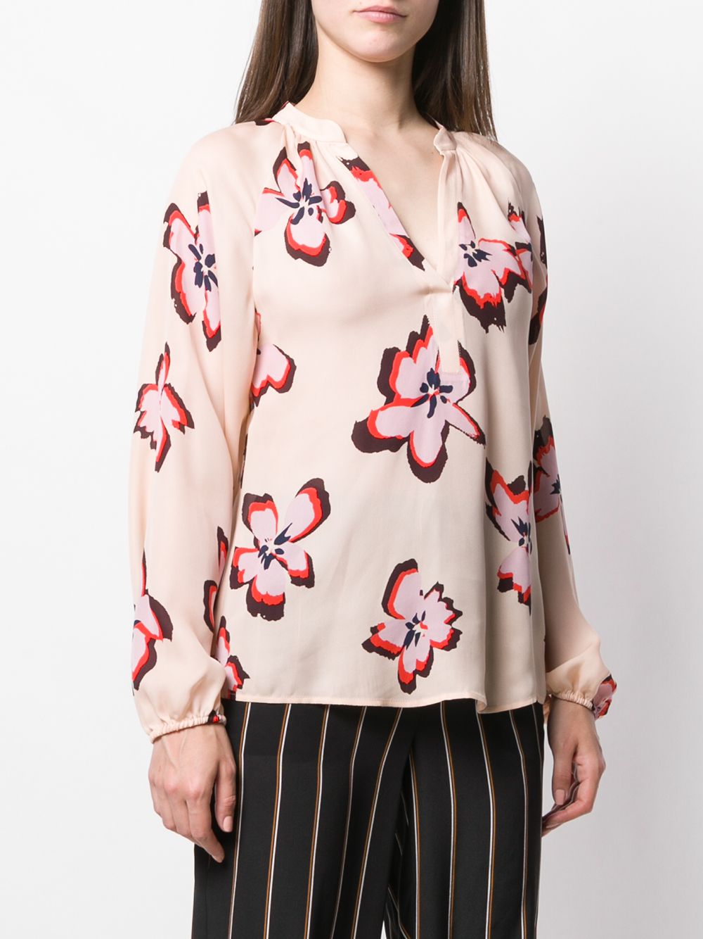 фото A.l.c. блузка с цветочным принтом