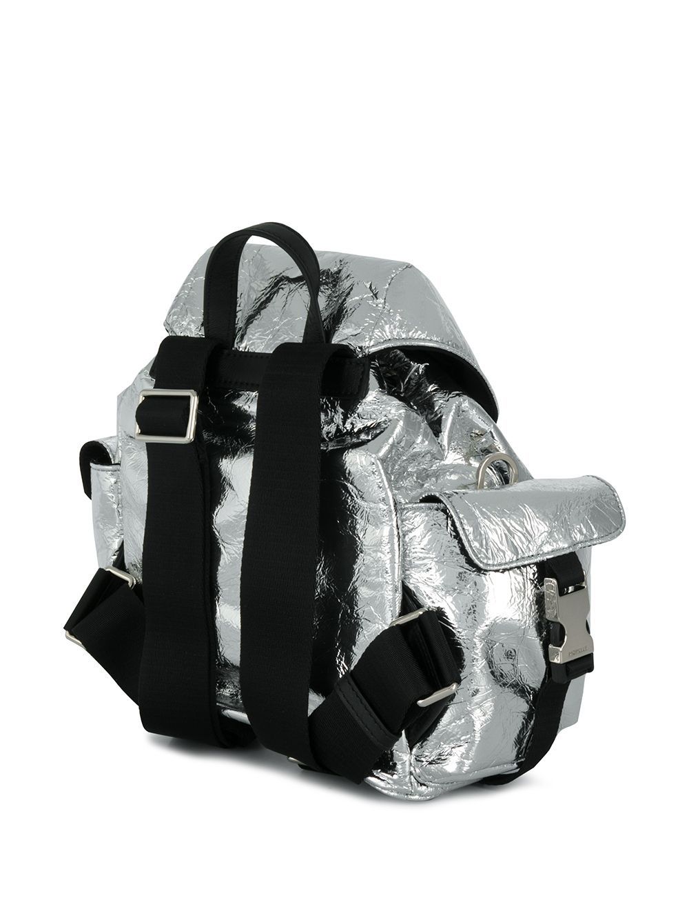 фото Moncler рюкзак с эффектом металлик