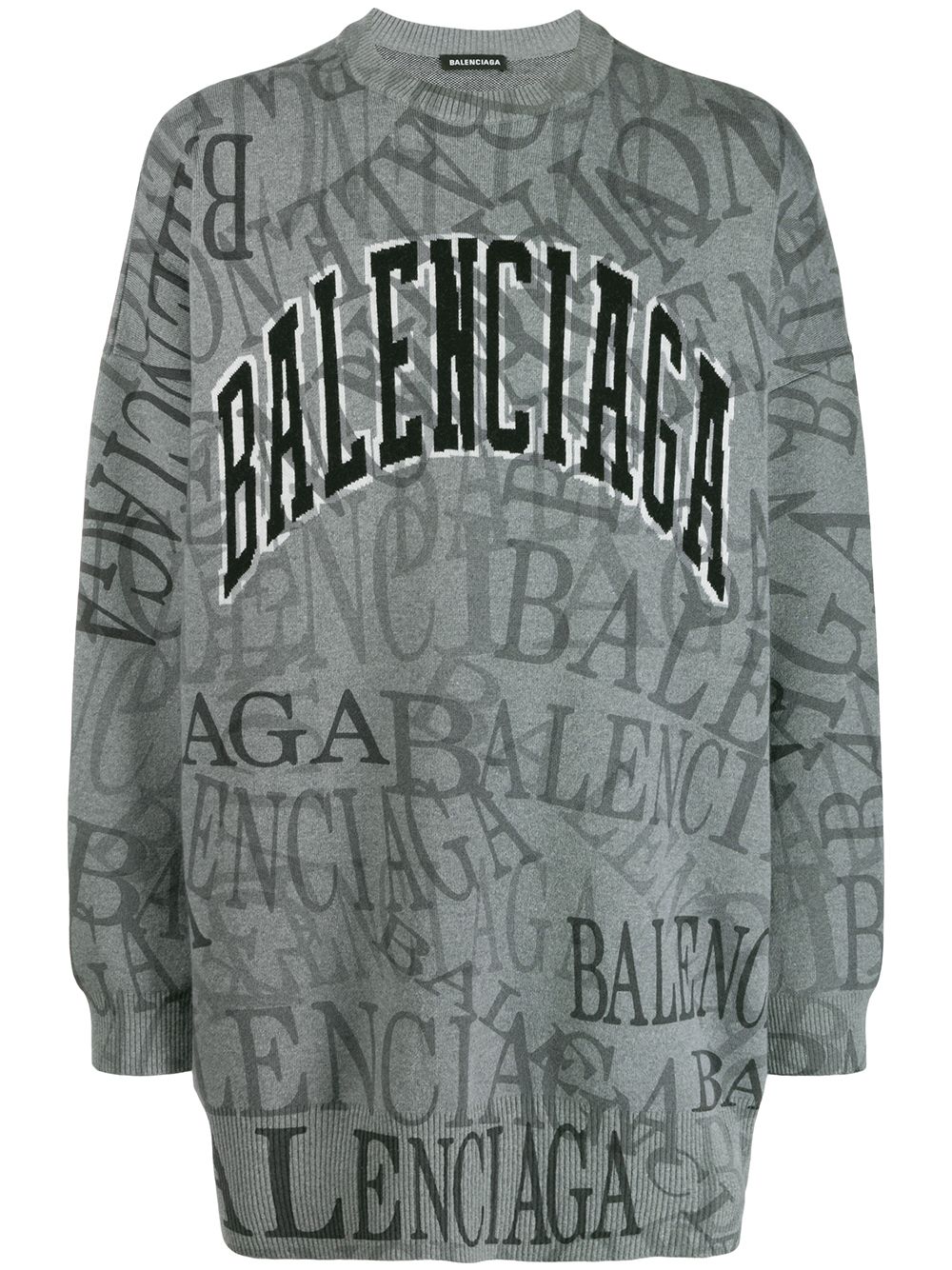 фото Balenciaga свитер greyscale