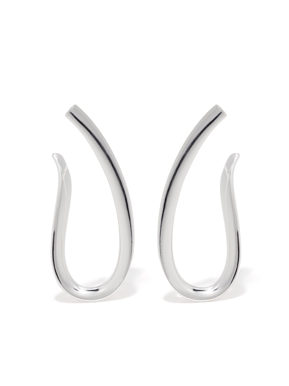 фото Georg jensen серебряные серьги infinity