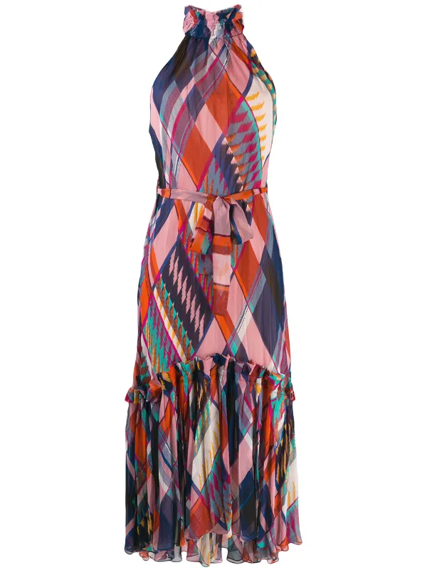 dvf long dress
