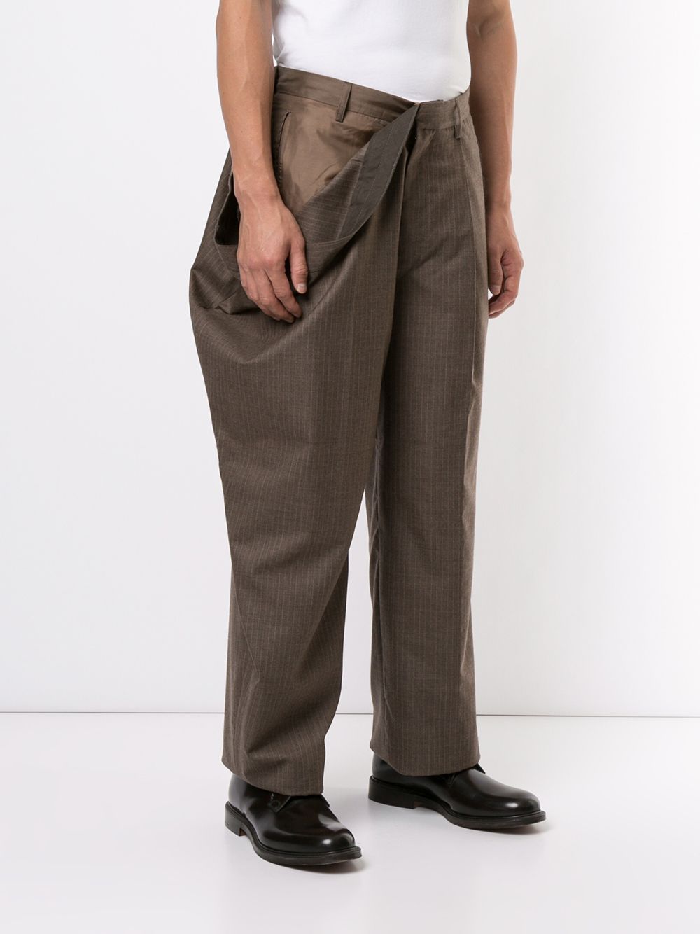 фото Hed mayner брюки с драпировками