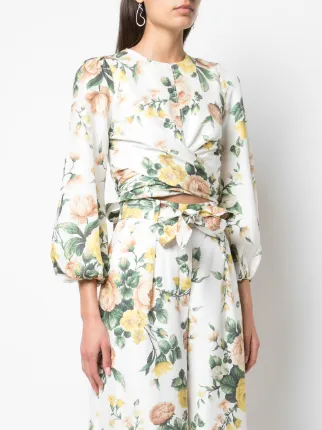 zimmermann zippy wrap dress