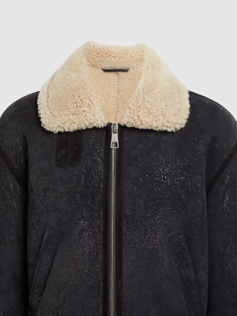 Neil barrett deals shearling jacket