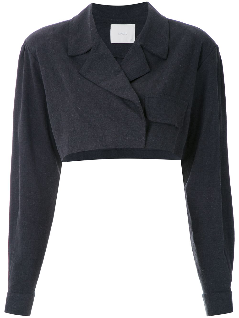 фото Framed cropped jacket