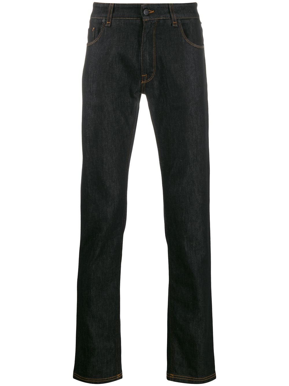 фото Fendi джинсы кроя слим с пятью карманами