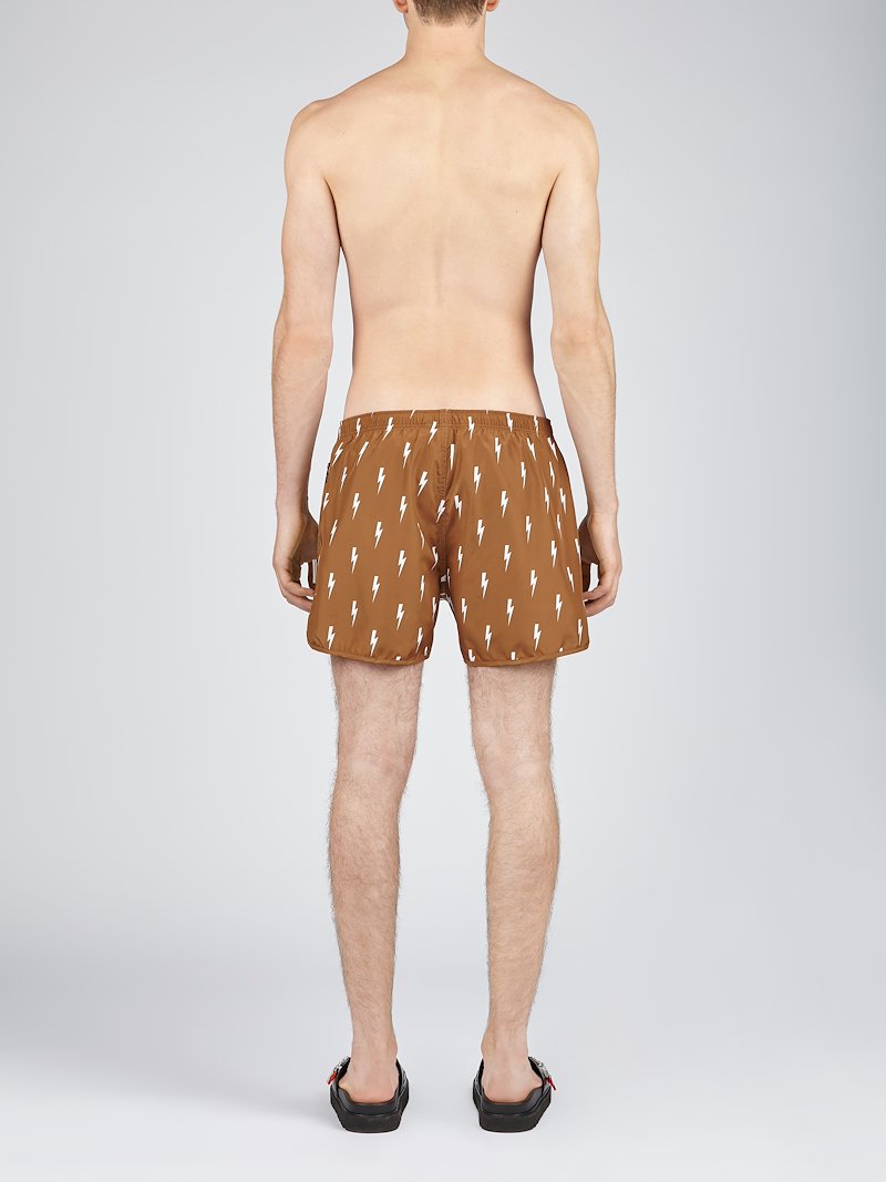 All-over Thunderbolt Swimshorts