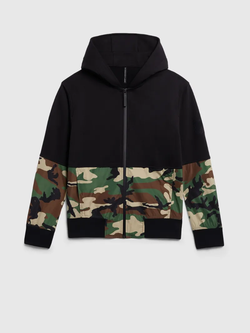 Neil barrett zip online up hoodie