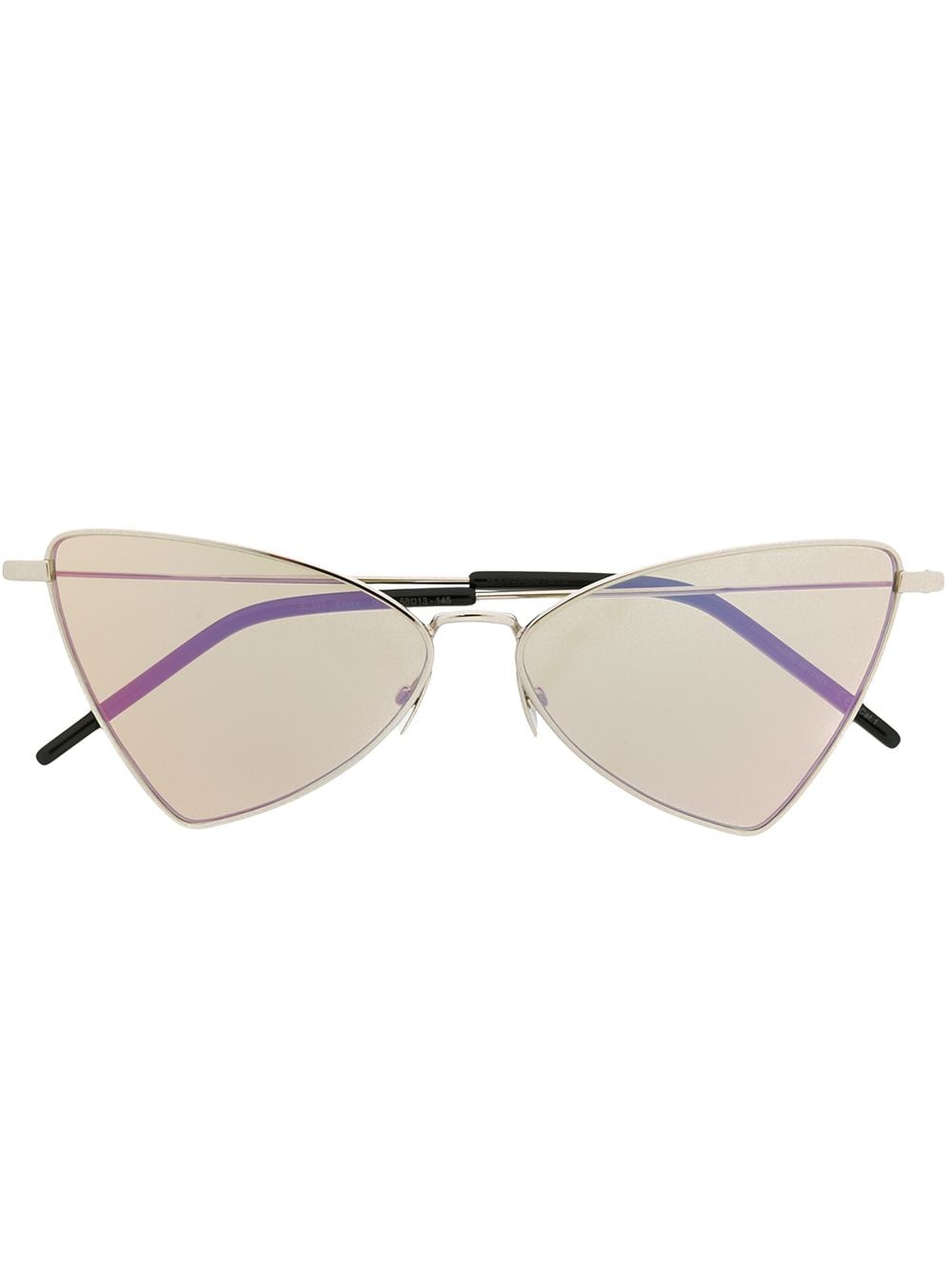 фото Saint laurent eyewear солнцезащитные очки в треугольной оправе
