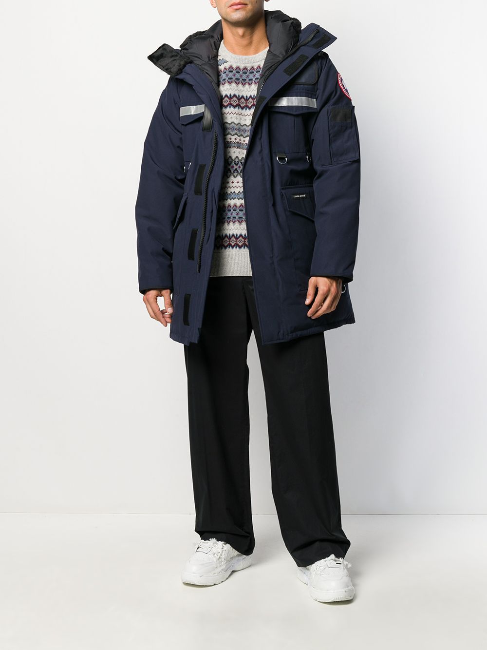 фото Junya watanabe man пуховик из коллаборации с canada goose