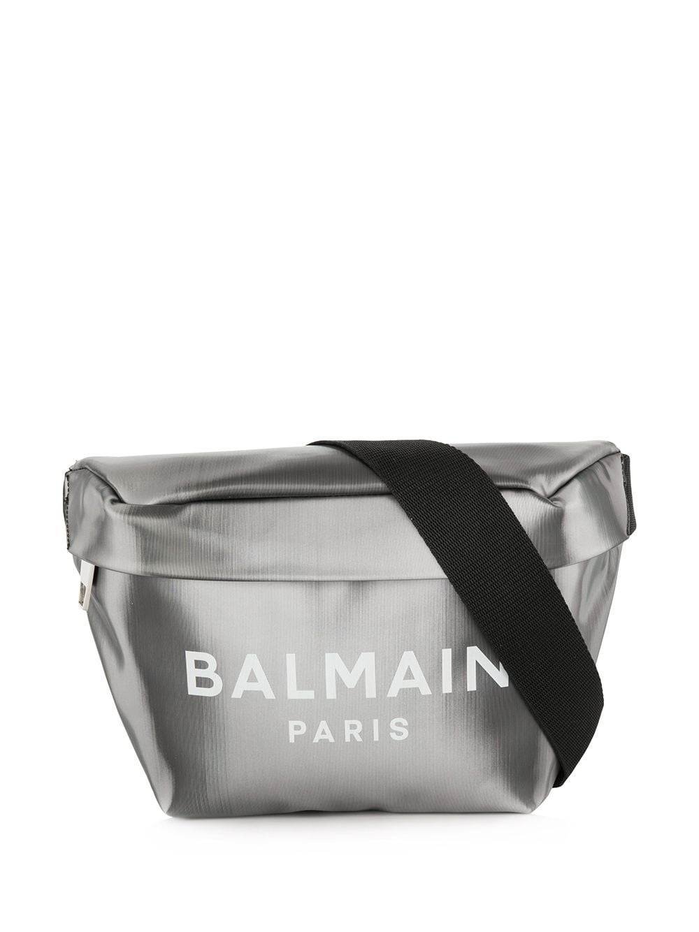 фото Balmain поясная сумка с эффектом металлик и логотипом