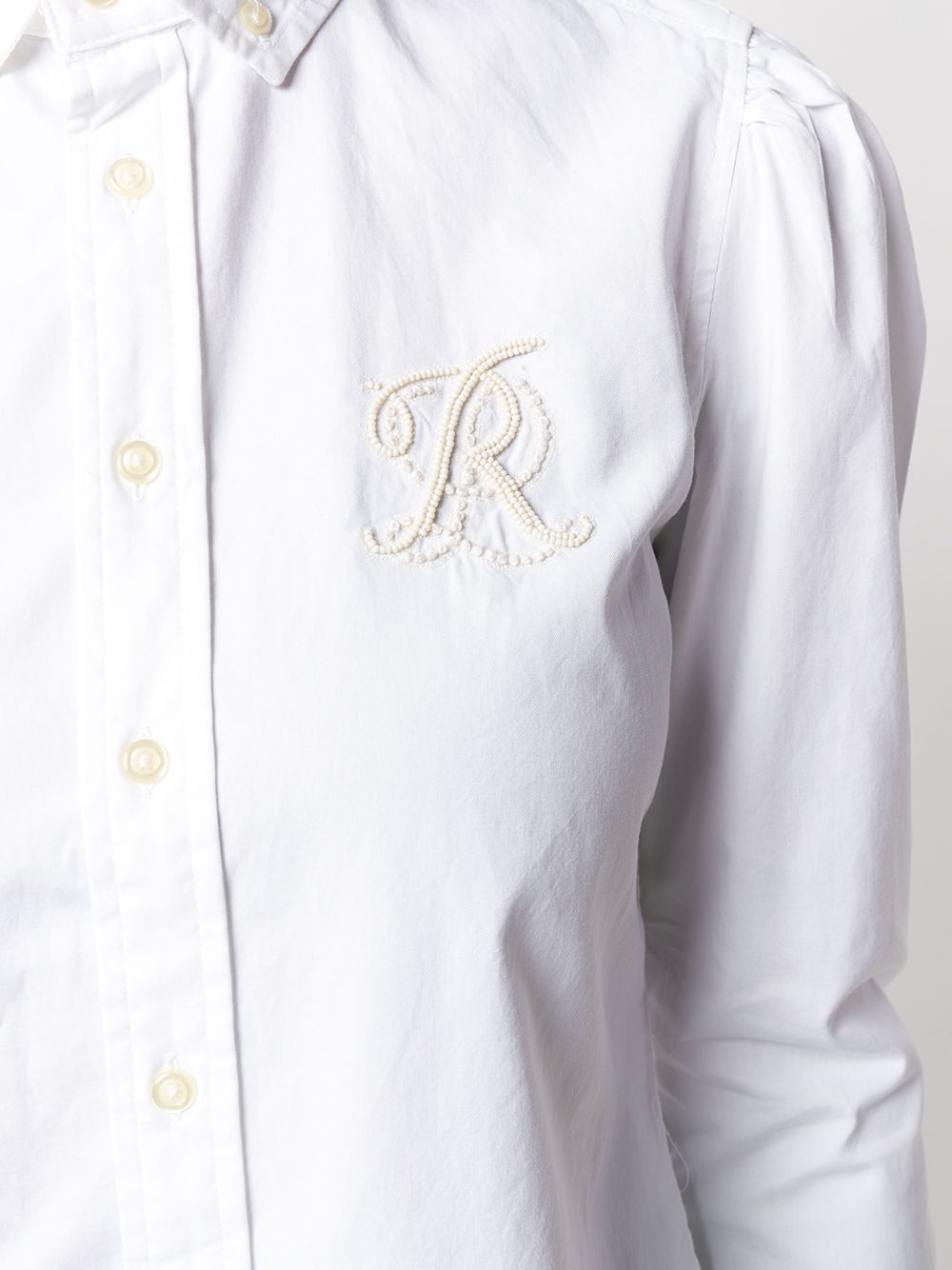 фото Ralph lauren рубашка с вышитым логотипом