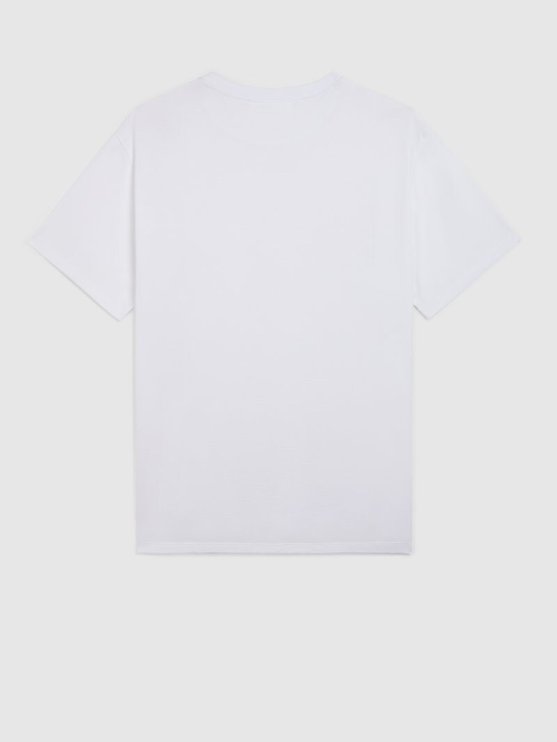 Hybrid Shirting Sleeve Drop Shoulder T-Shirt