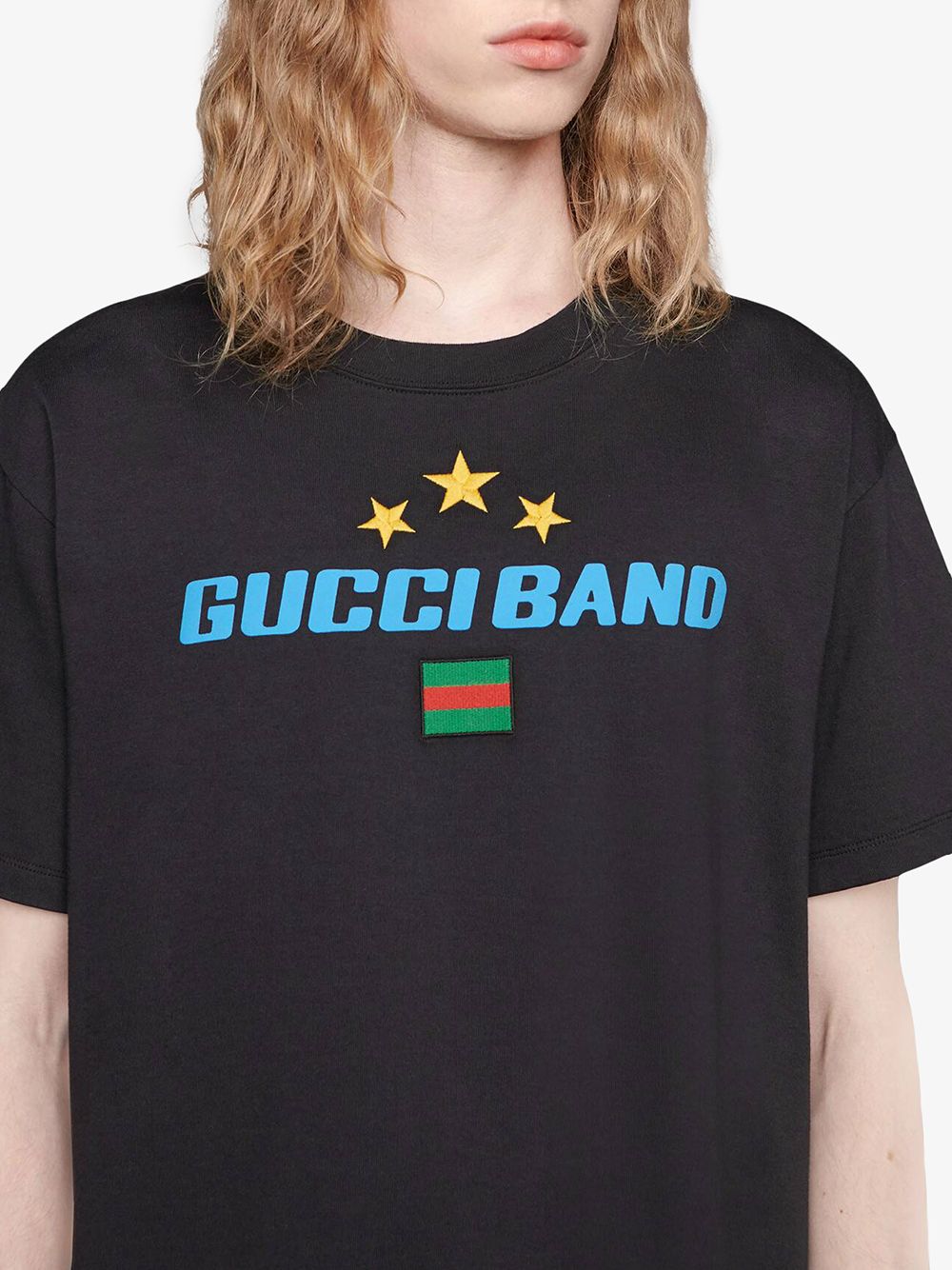 фото Gucci футболка оверсайз с принтом gucci band