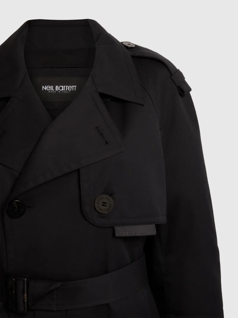 neil barrett trench coat