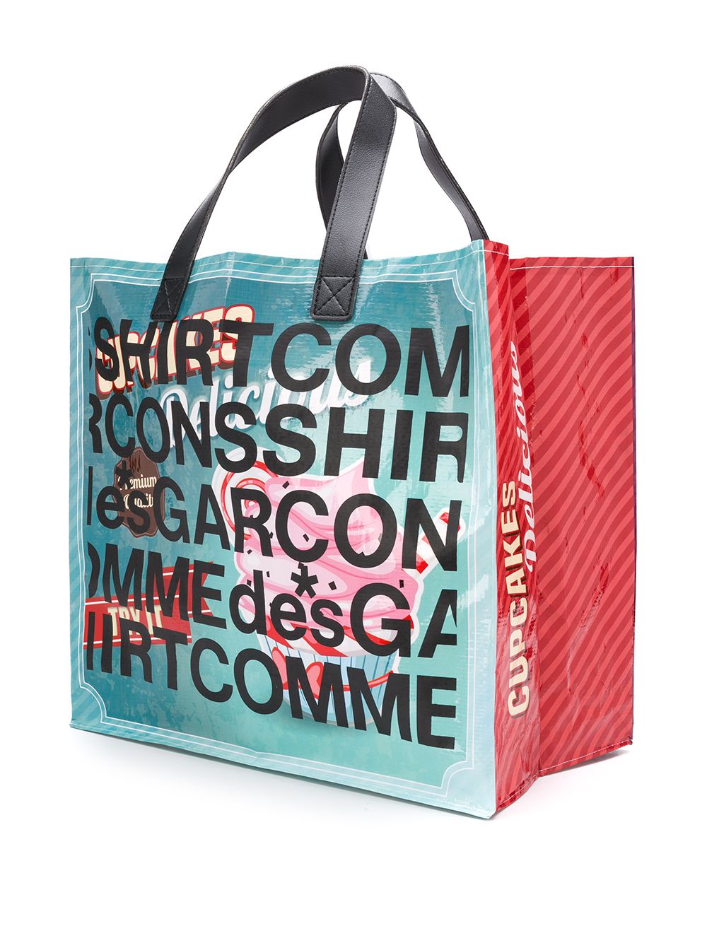 фото Comme des garçons shirt сумка-шопер с принтом