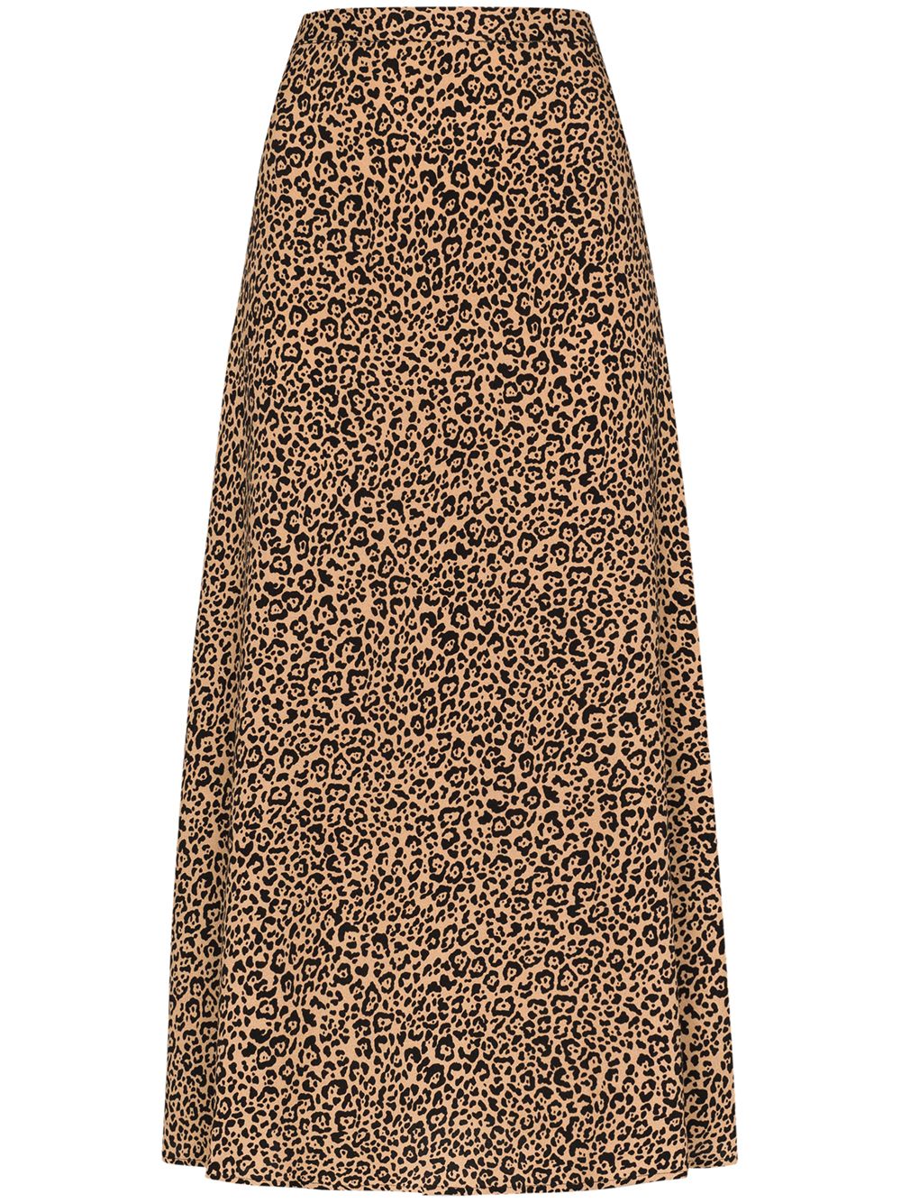 фото Reformation юбка bea с леопардовым принтом
