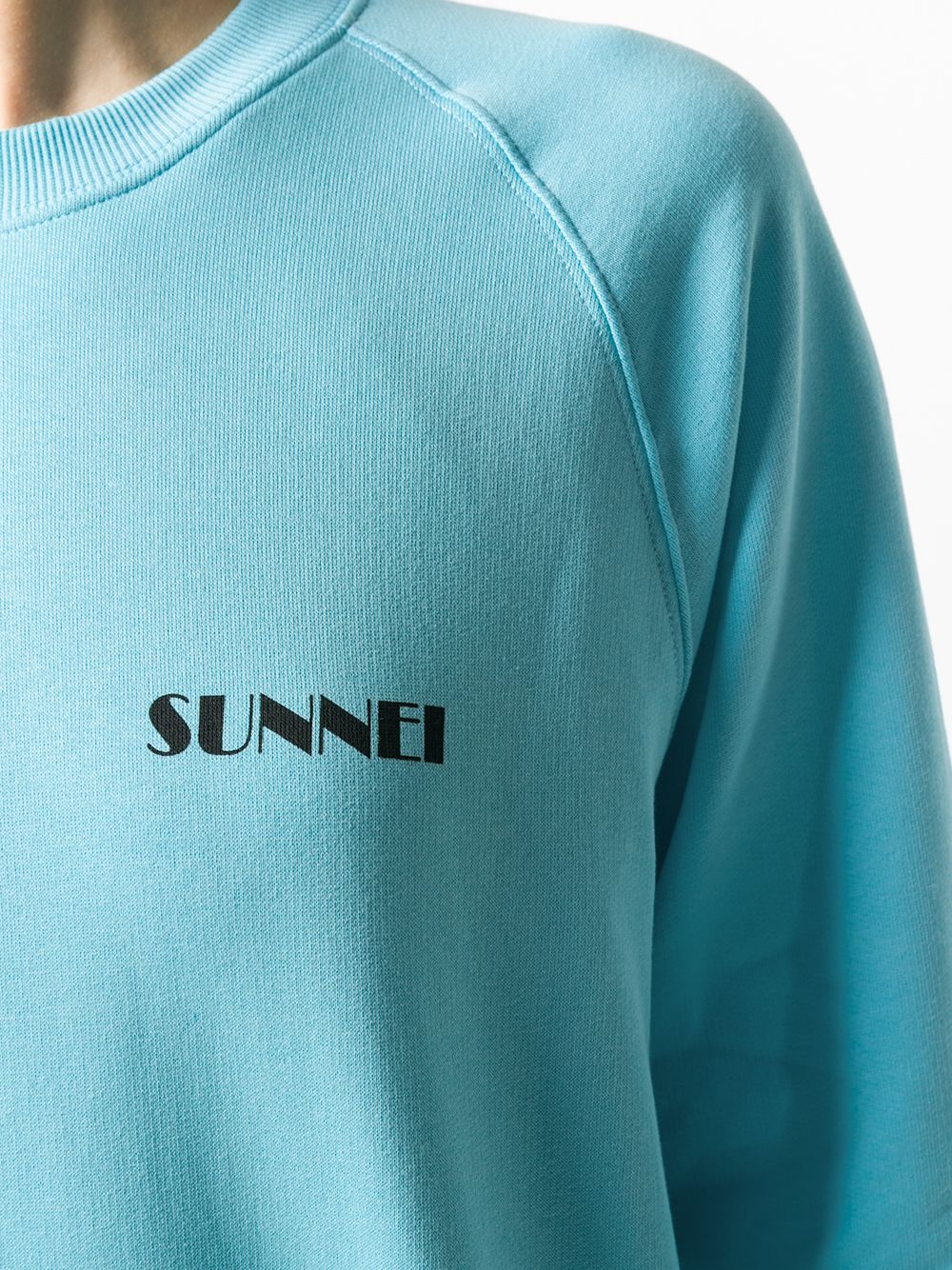 фото Sunnei logo embroidered sweatshirt