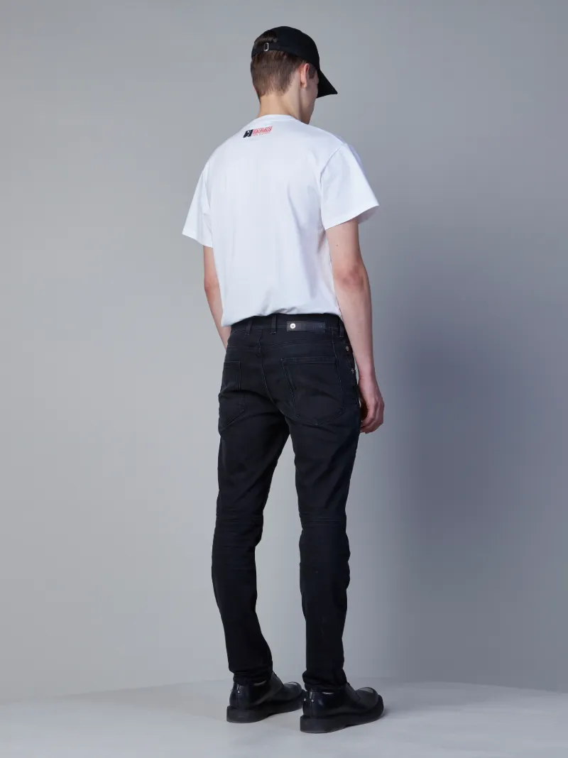 Hybrid Biker Stretch Denim Skinny Jeans | NeilBarrett.com