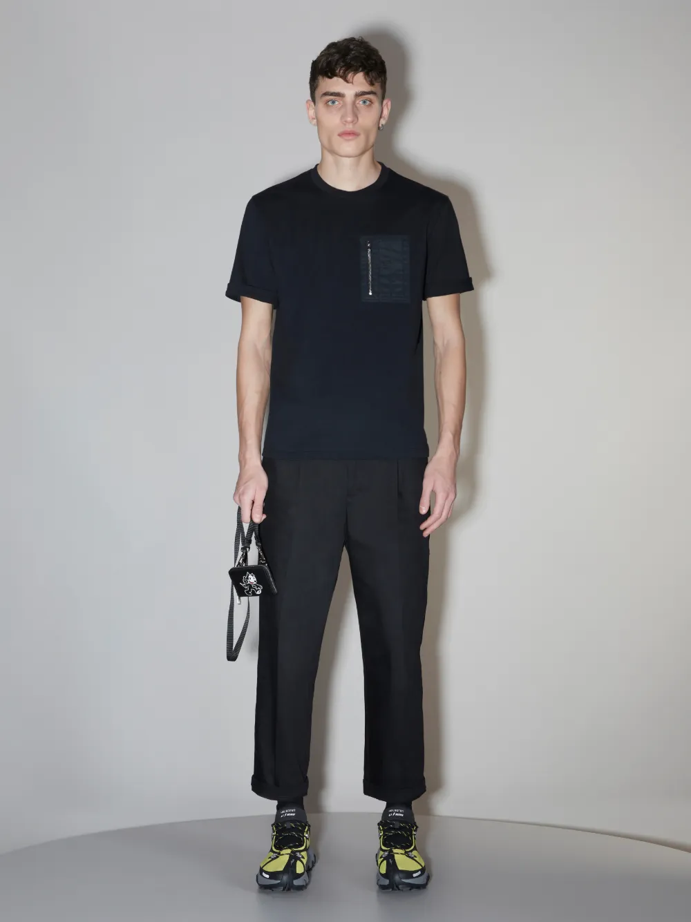 Hybrid Military Zip-Pocket T-Shirt | NeilBarrett.com Hybrid Military Zip-Pocket T-Shirt | NeilBarrett.com