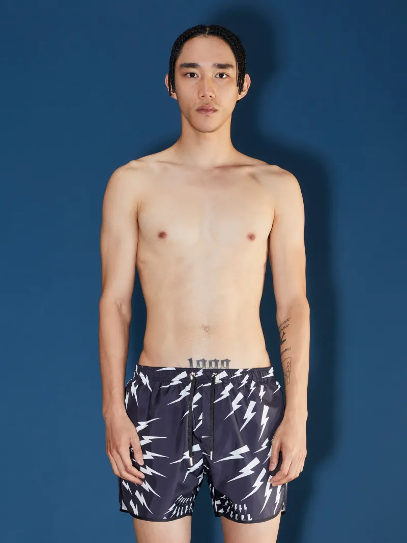 Crazy Bolts Swim Shorts NeilBarrett