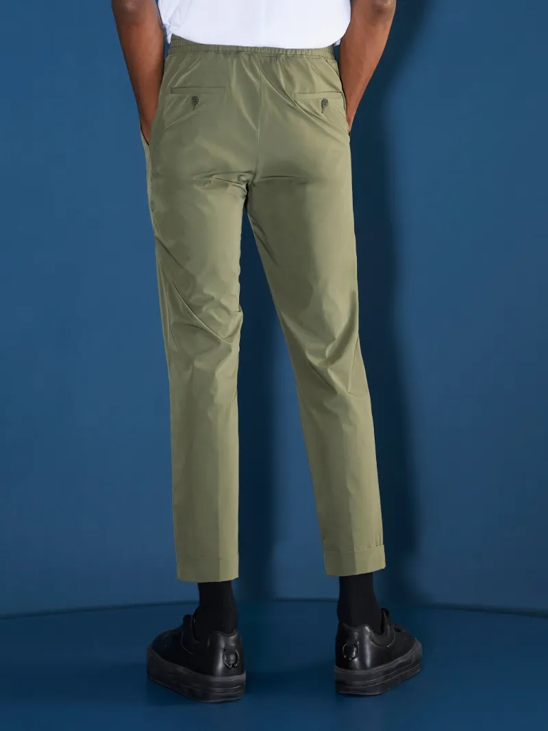 Travel Elastic Waistband Trousers 