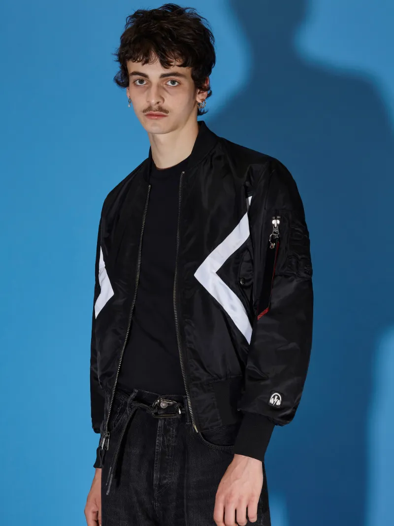 Alpha Industries X Neil Barrett Reversible Modernist Bomber Jacket