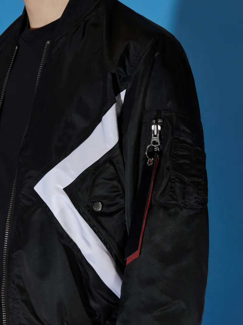 Alpha Industries X Neil Barrett Reversible Modernist Bomber Jacket 