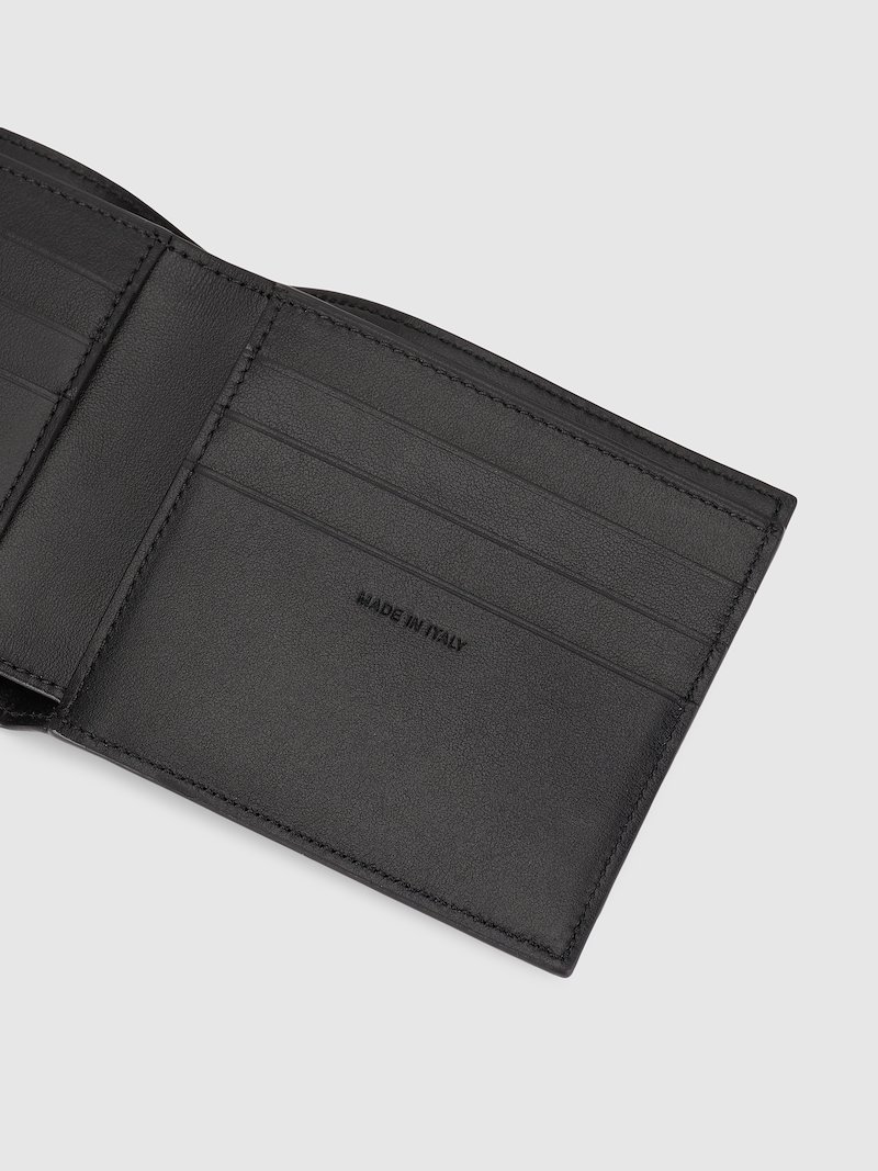 Fair Isle Thunderbolt Leather Bi-Fold Wallet