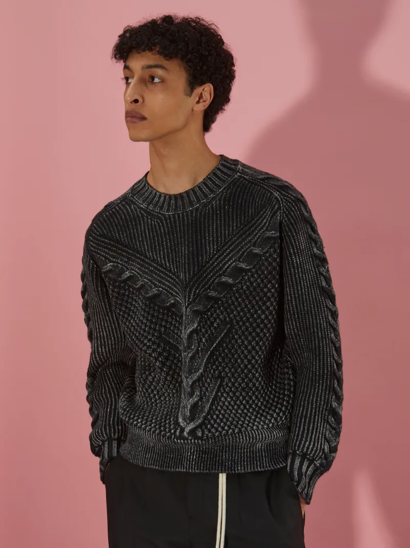 Vintage Cable Knit Sweater NeilBarrett