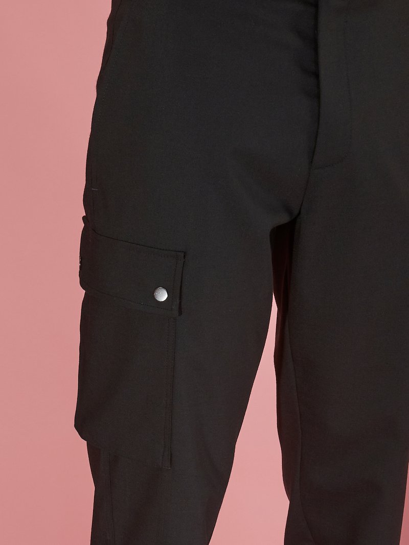 Skinny-Fit Cargo Trousers Regular Length