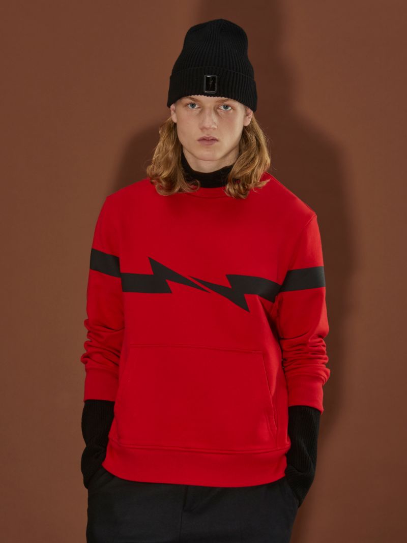 Neil barrett outlet bolt sweatshirt