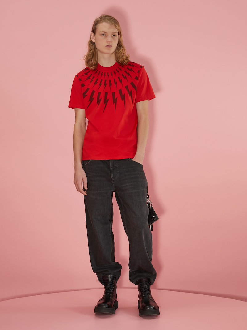 Fair Isle Thunderbolt T-Shirt